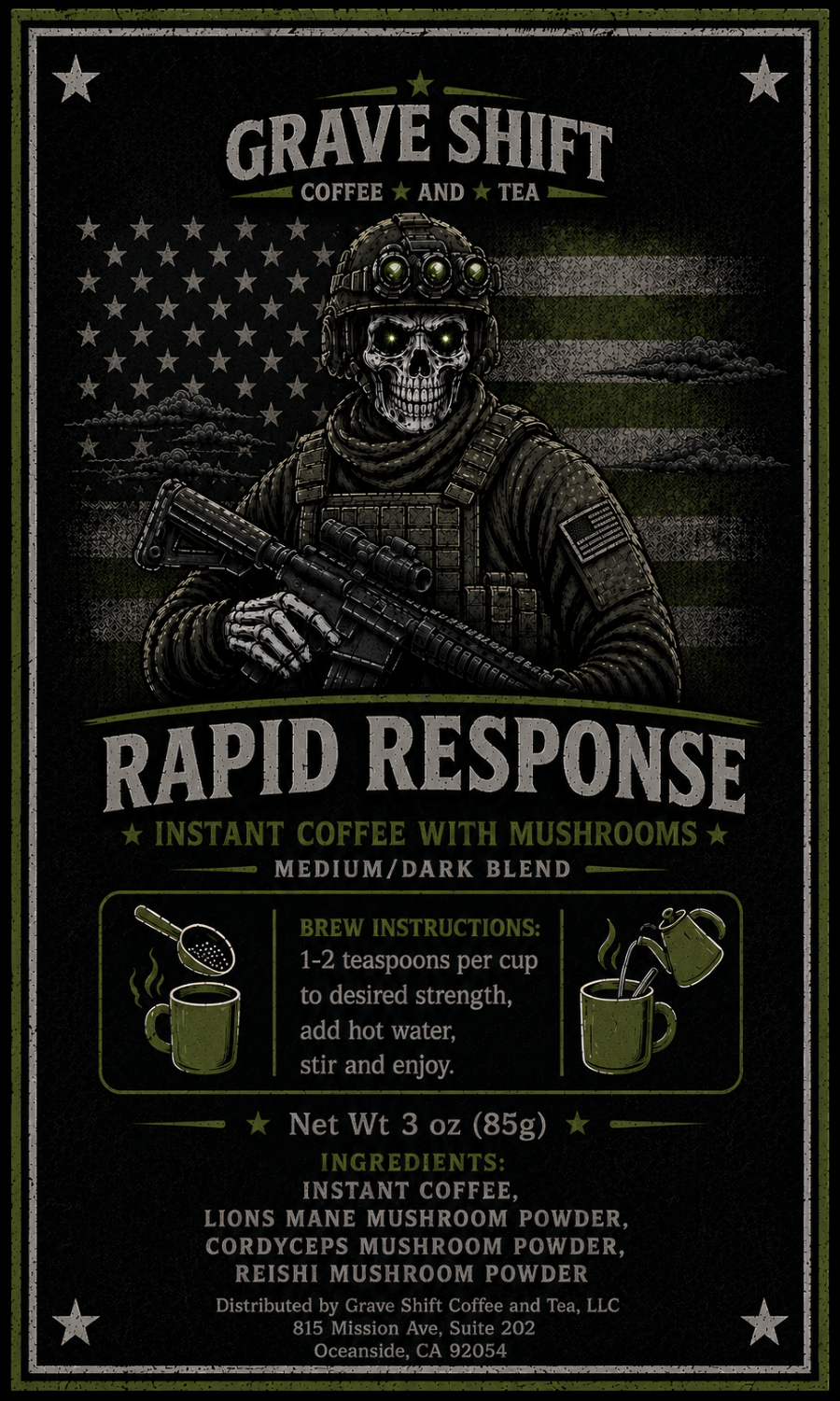 Rapid Response Instant | w/Mushrooms