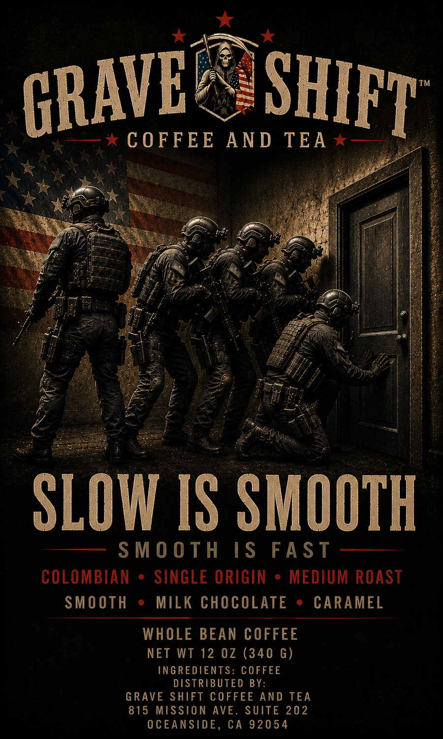 Slow is Smooth Colombian Medium Roast – Grave Shift Coffee and Tea
