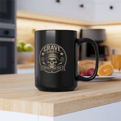 Grave Shift Black Mug — 15oz