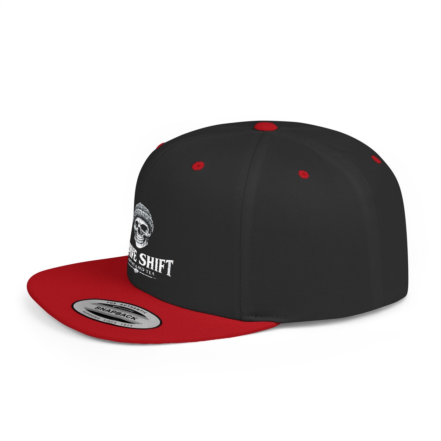 Grave Shift Flat Bill Snapback — Embroidered