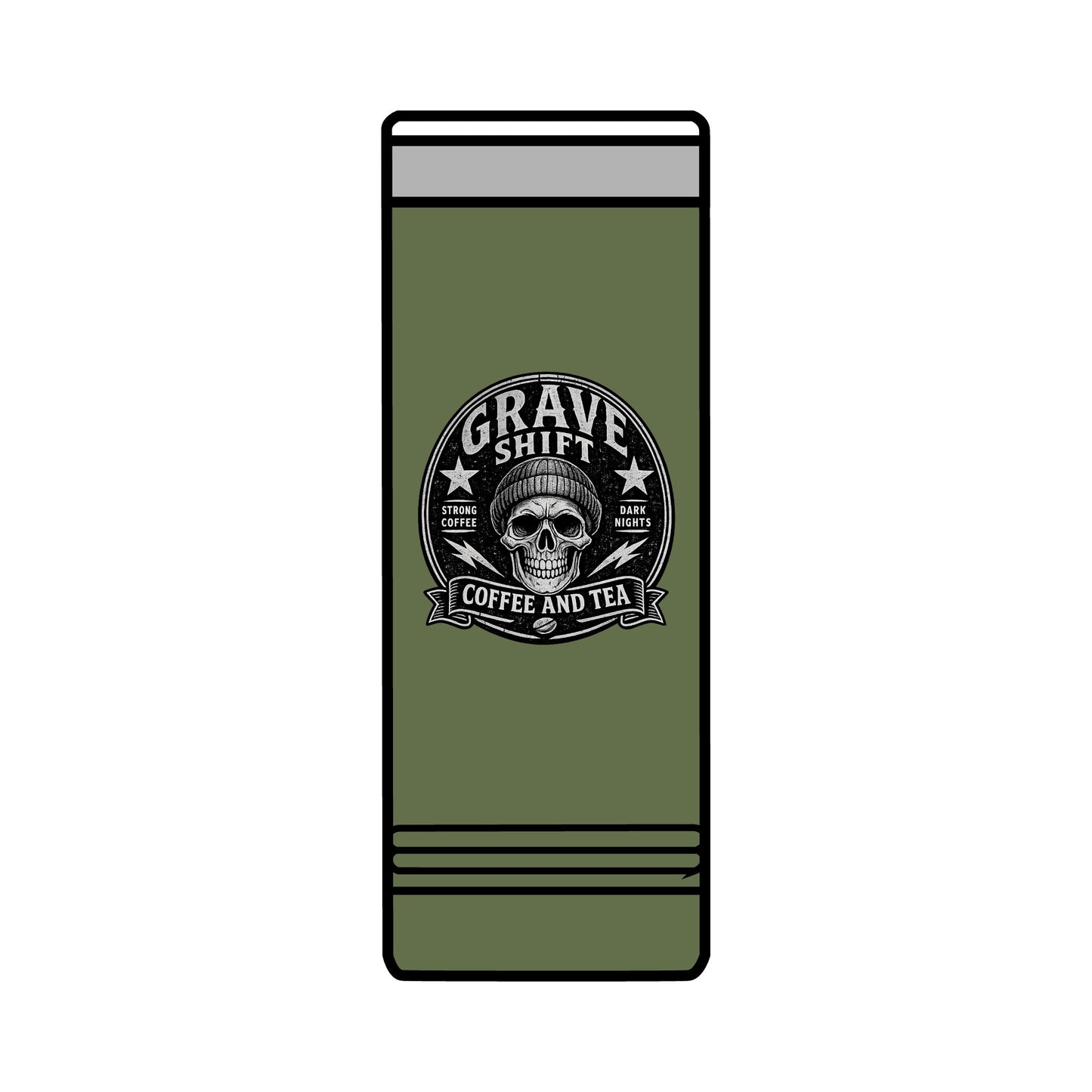 Grave Shift Skinny Tumbler — 22oz