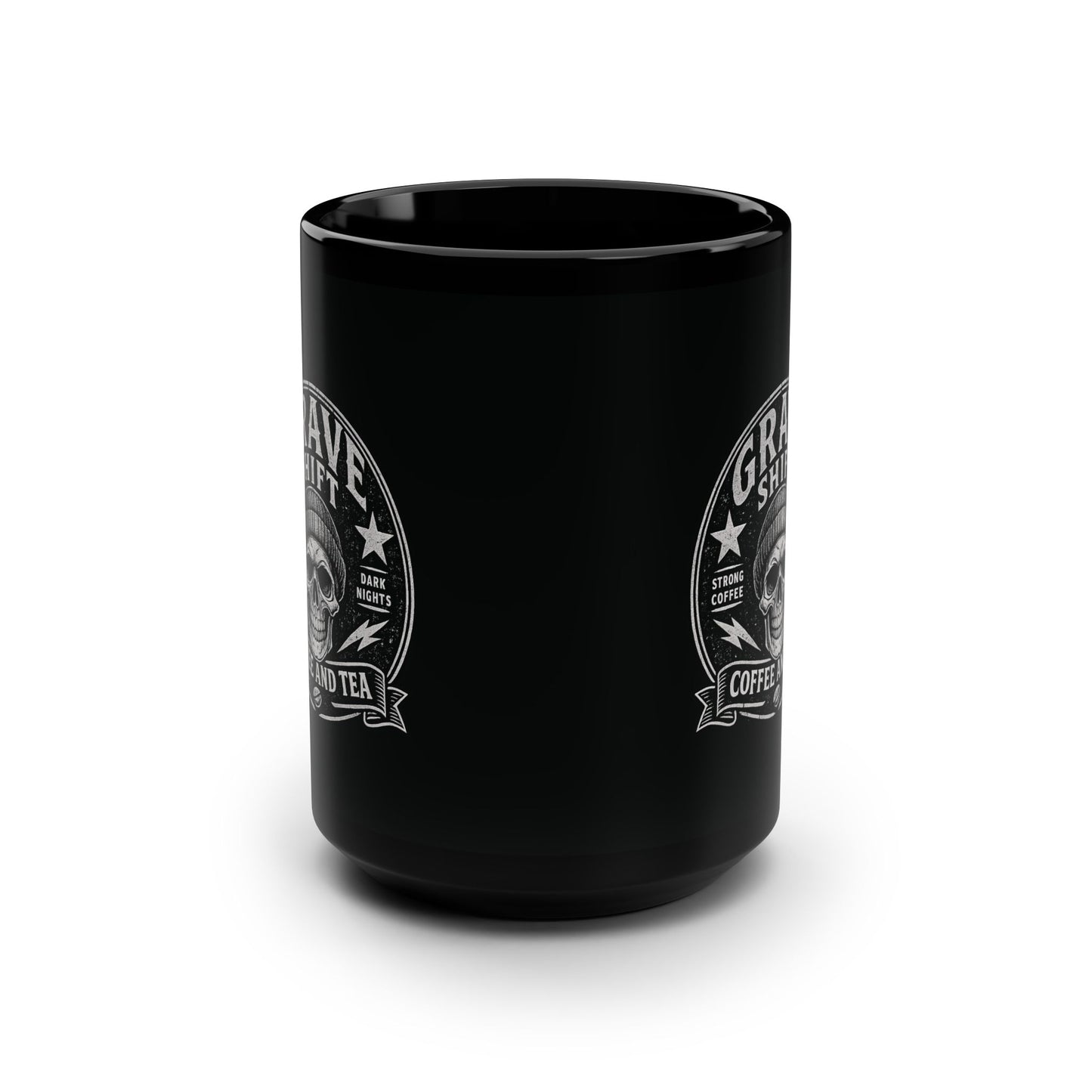 Grave Shift Black Mug — 15oz