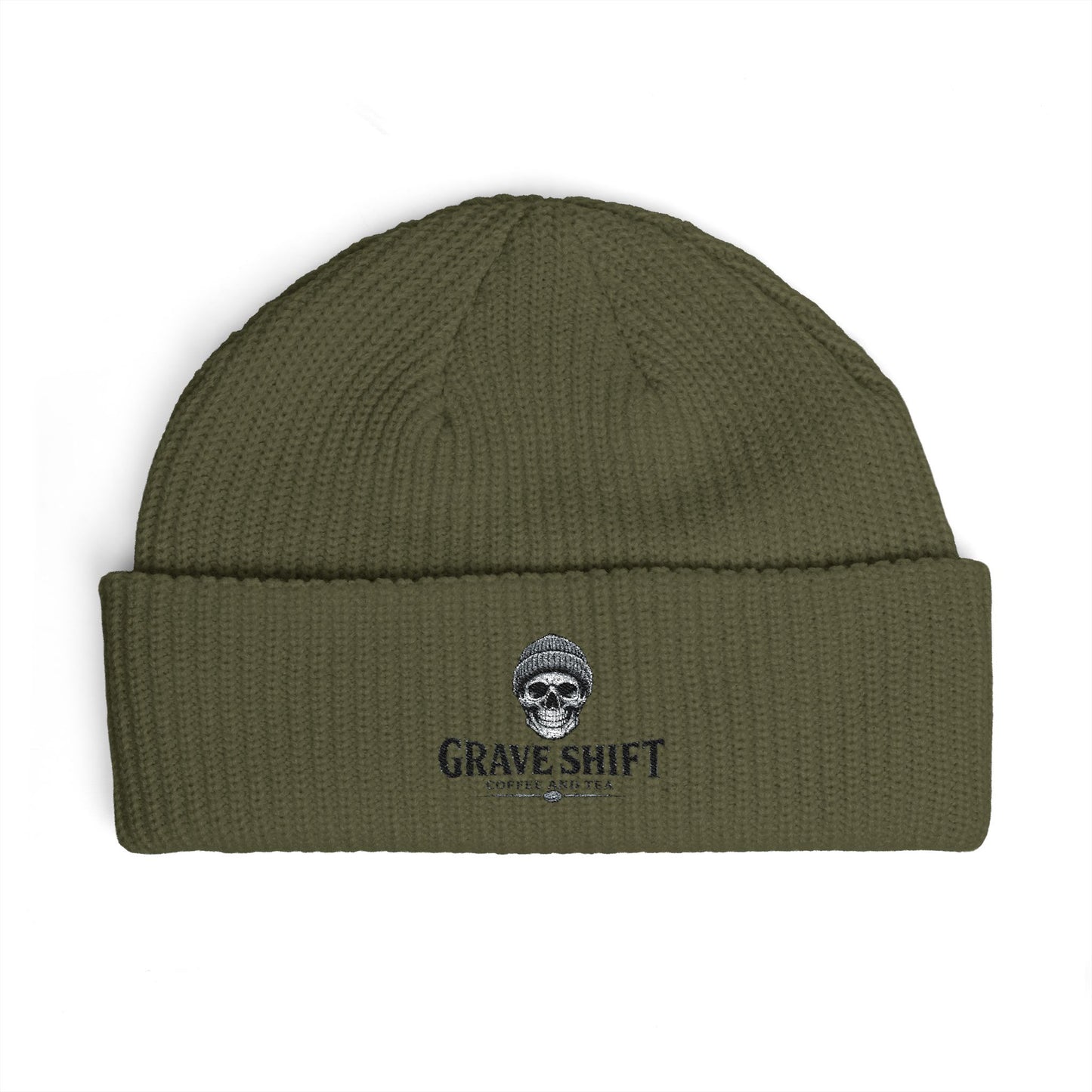 Grave Shift Cuff Beanie — Embroidered