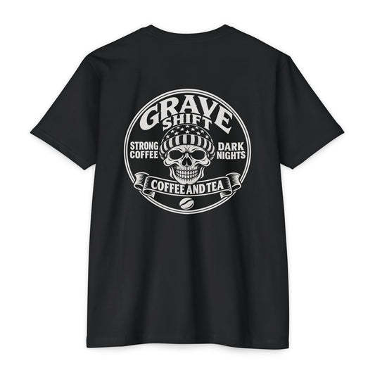 Grave Coffee and Tea Skull T-Shirt