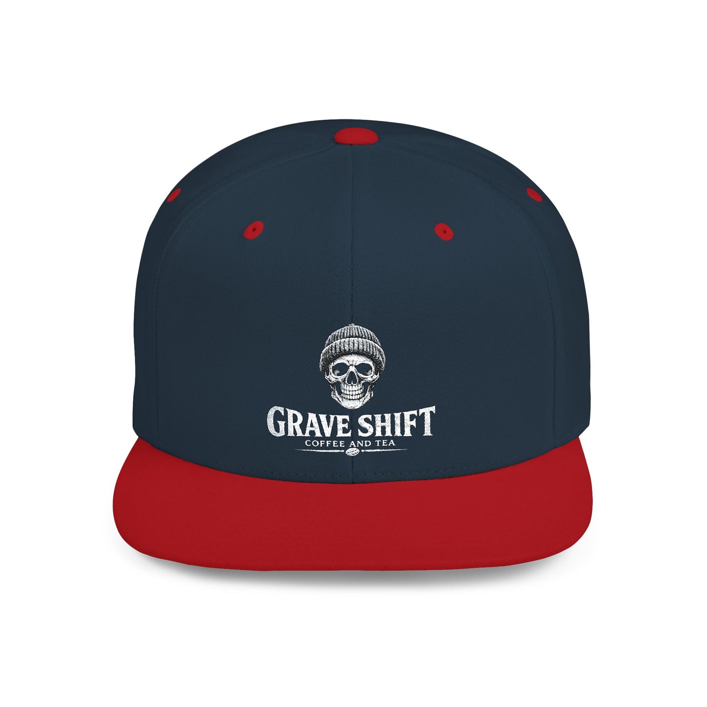 Grave Shift Flat Bill Snapback — Embroidered