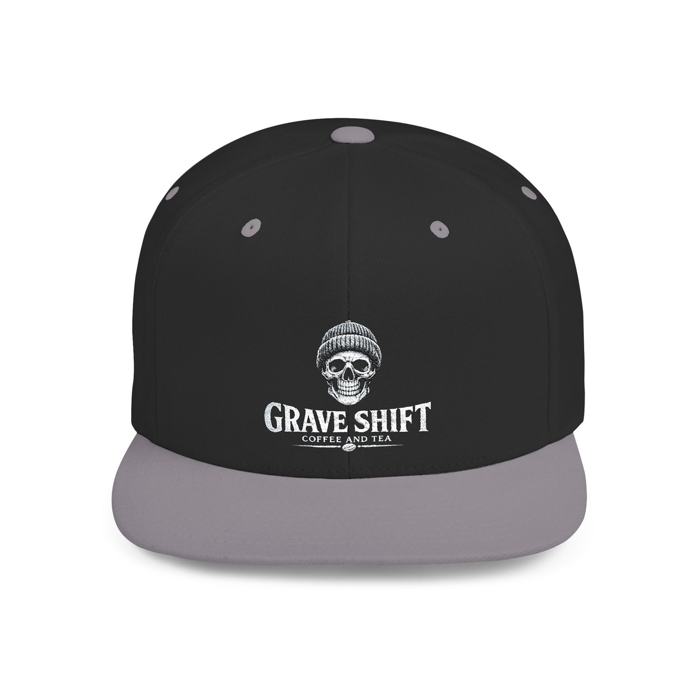 Grave Shift Flat Bill Snapback — Embroidered