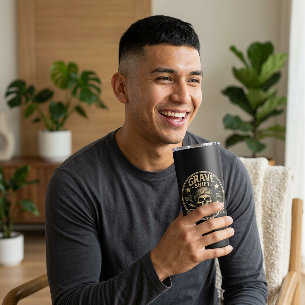 Grave Shift Skinny Tumbler — 22oz