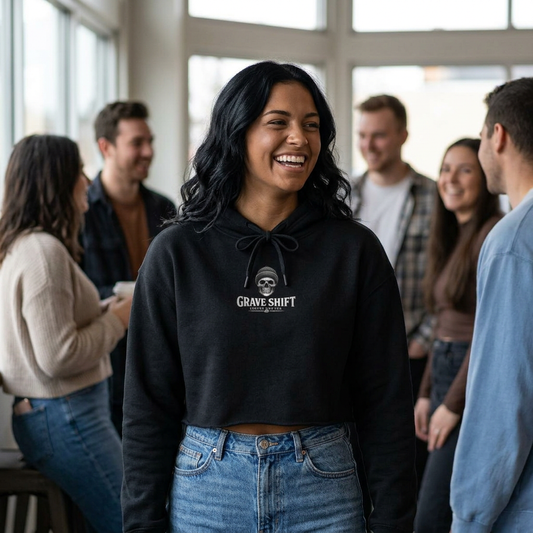 Grave Shift Women's Cropped Hoodie