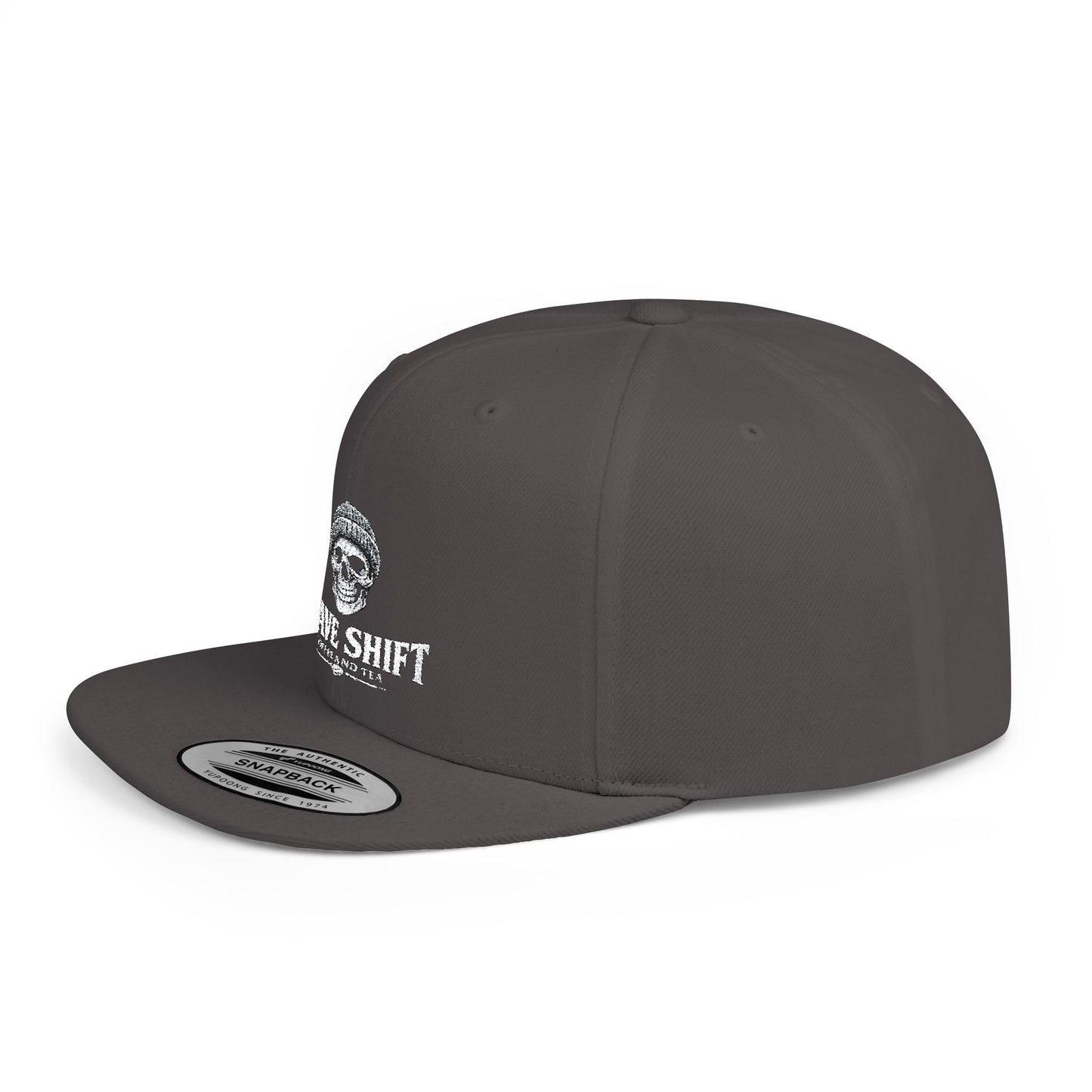 Grave Shift Flat Bill Snapback — Embroidered