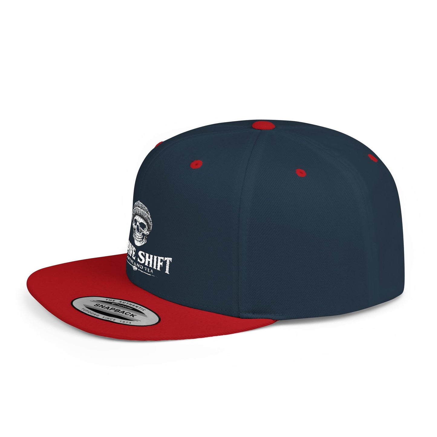 Grave Shift Flat Bill Snapback — Embroidered