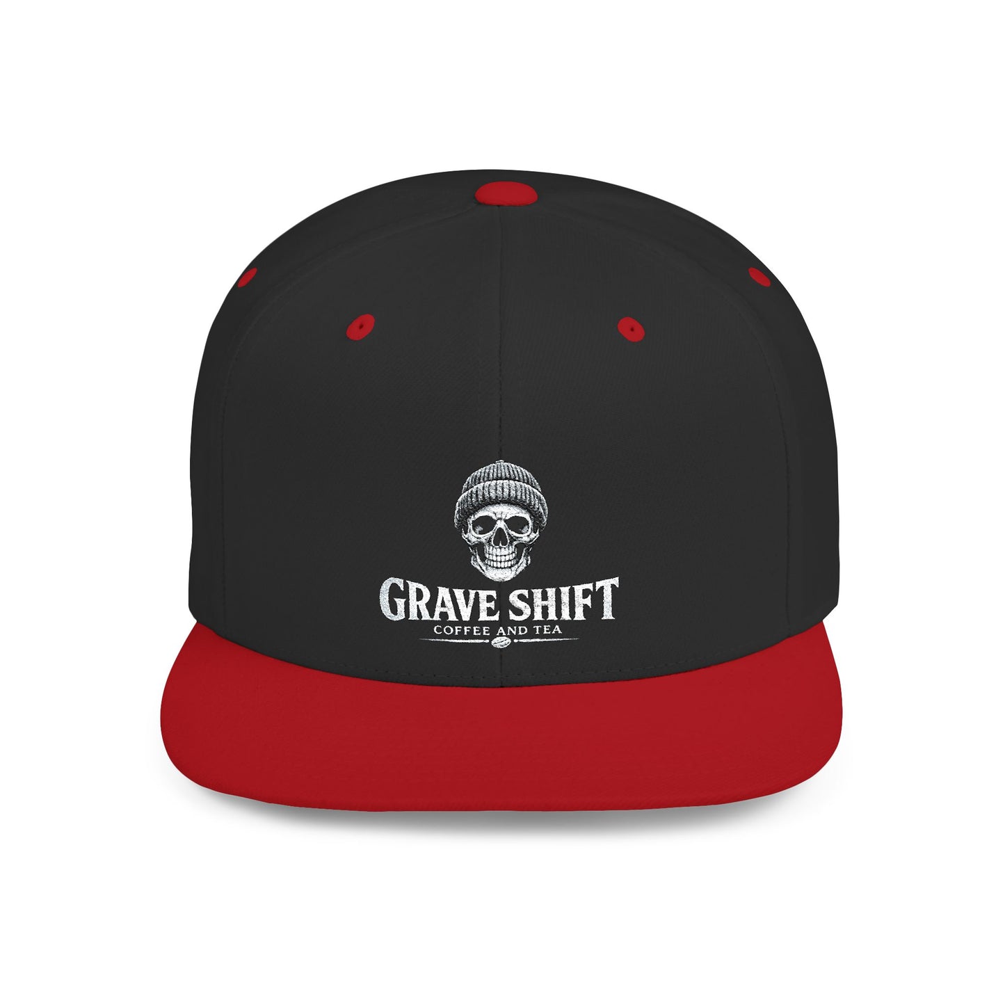 Grave Shift Flat Bill Snapback — Embroidered