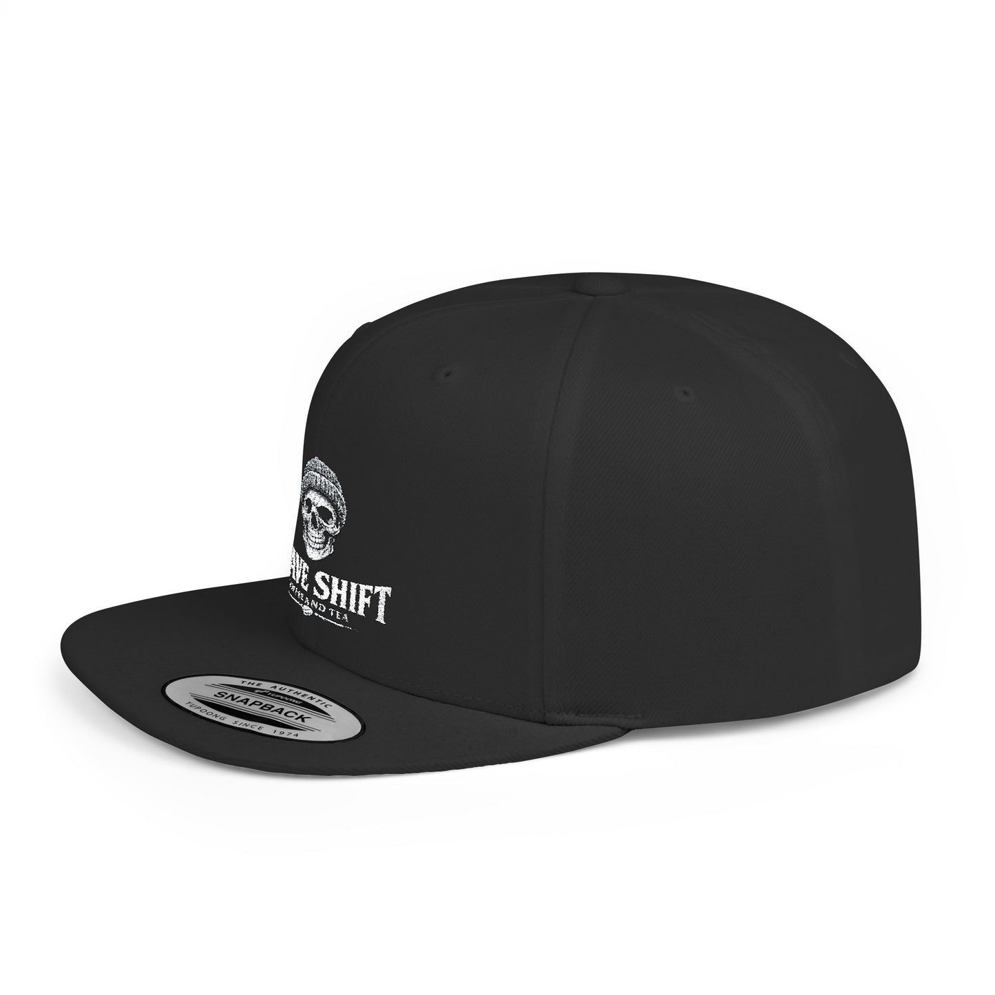Grave Shift Flat Bill Snapback — Embroidered