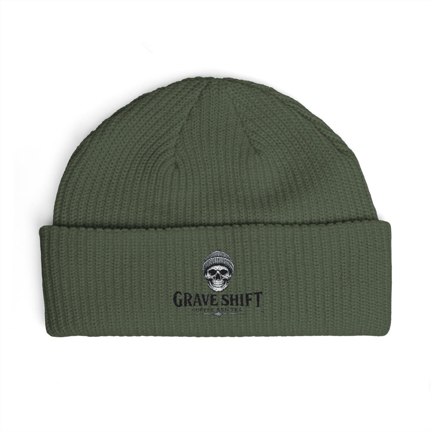 Grave Shift Cuff Beanie — Embroidered