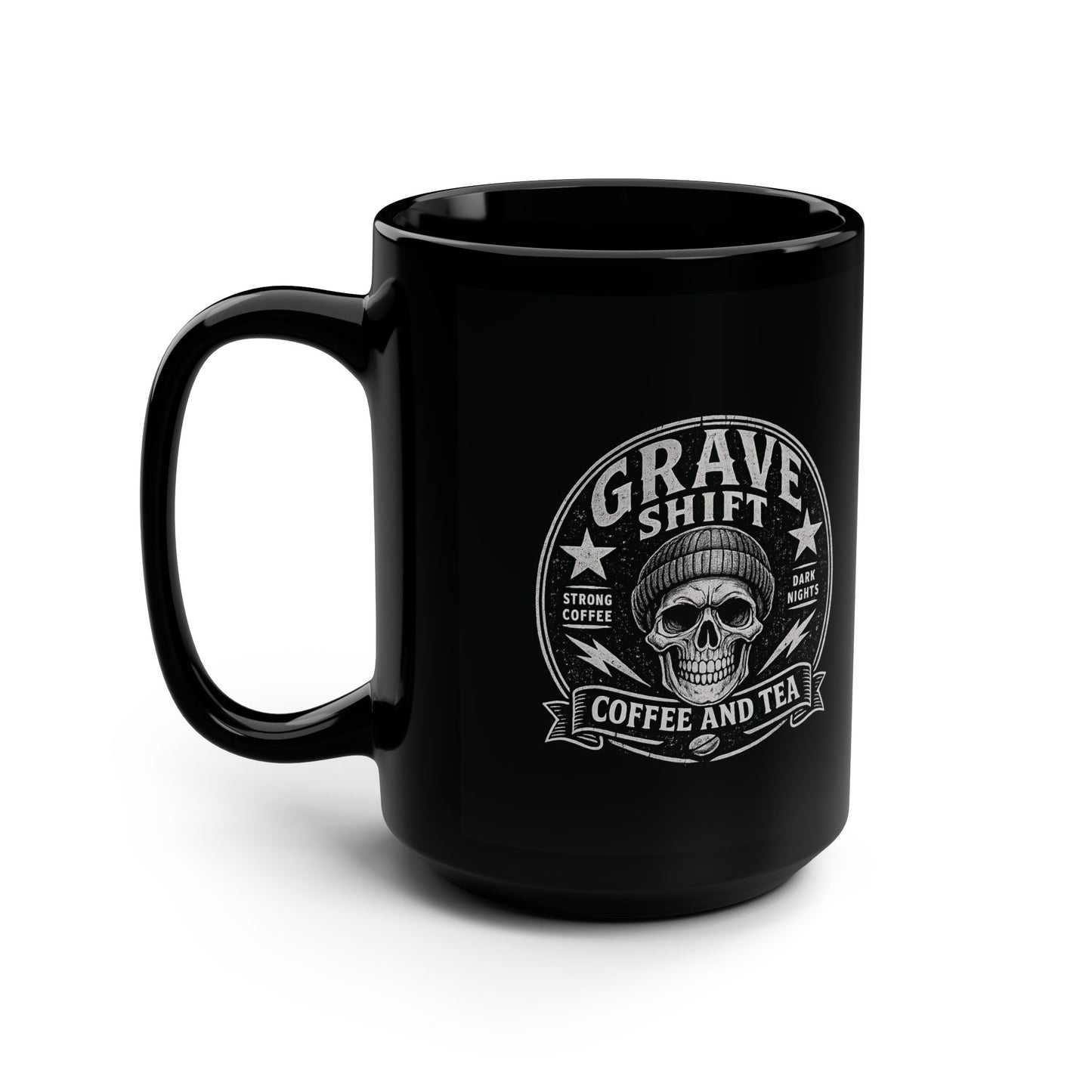 Grave Shift Black Mug — 15oz