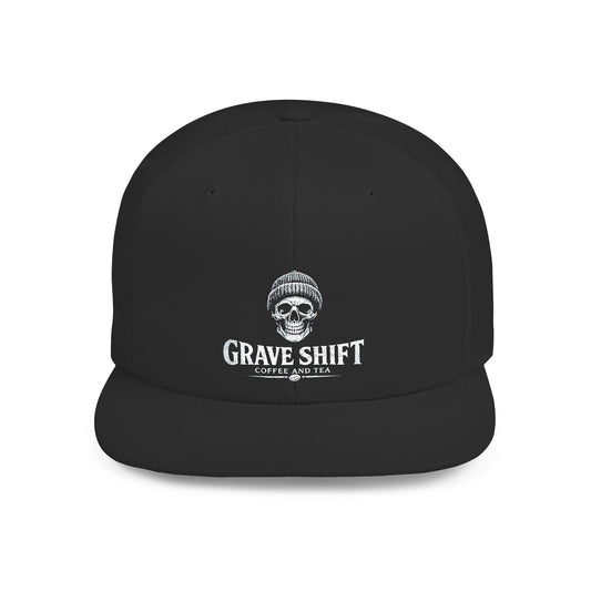 Grave Shift Flat Bill Snapback — Embroidered