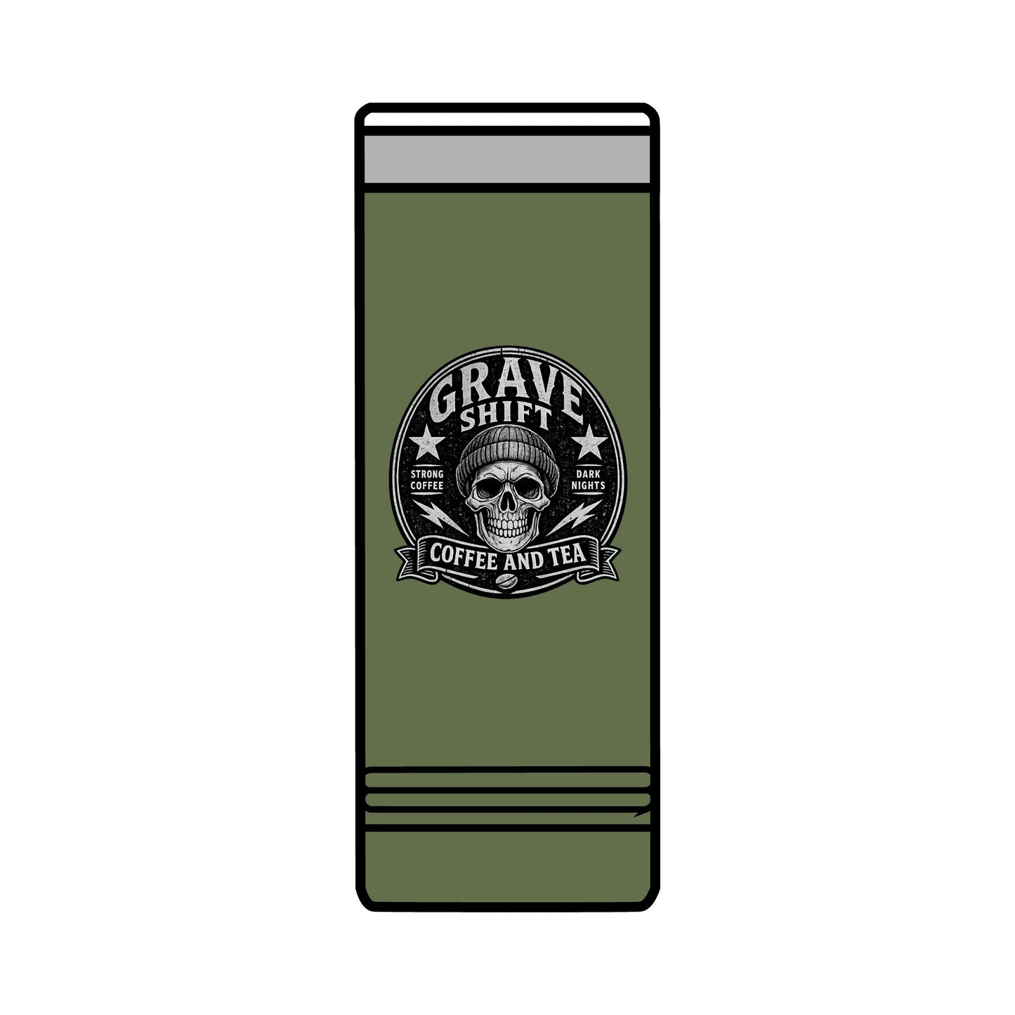 Grave Shift Skinny Tumbler — 22oz