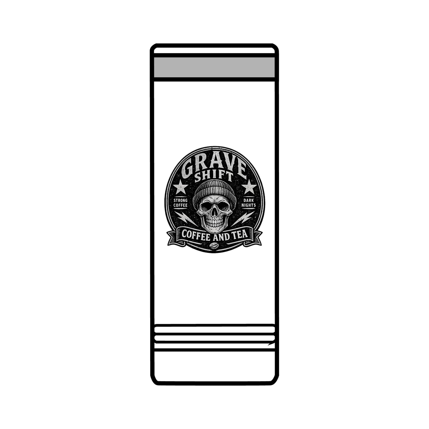 Grave Shift Skinny Tumbler — 22oz