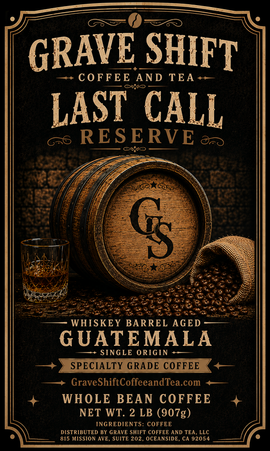 Last Call Reserve — Whiskey Barrel Aged | Medium Roast