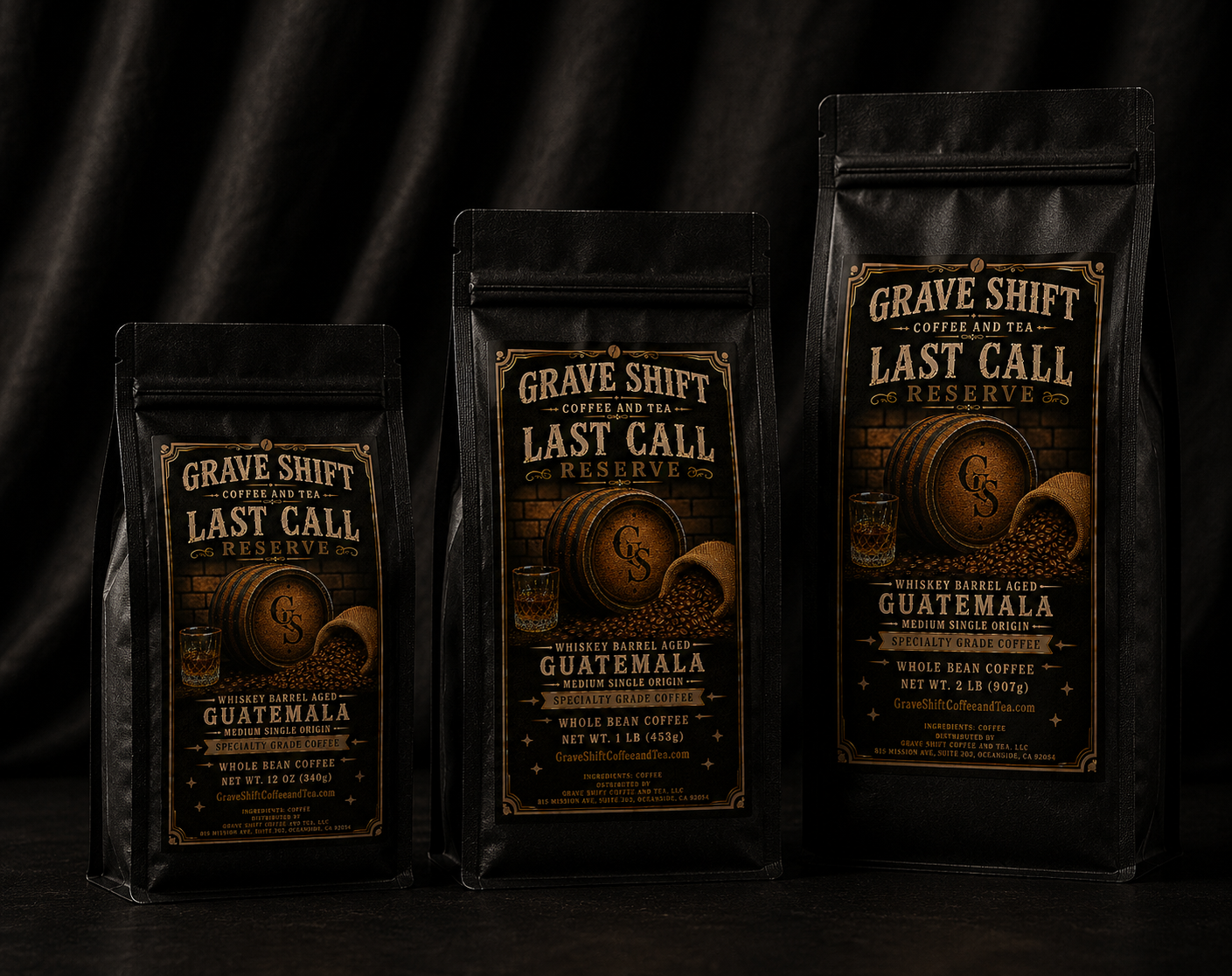 Last Call Reserve — Whiskey Barrel Aged | Medium Roast