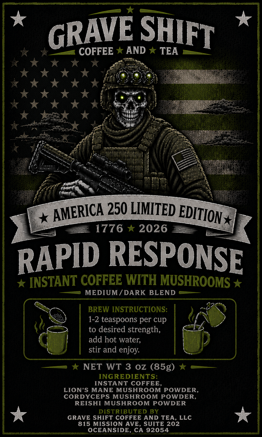 Rapid Response Instant | w/Mushrooms