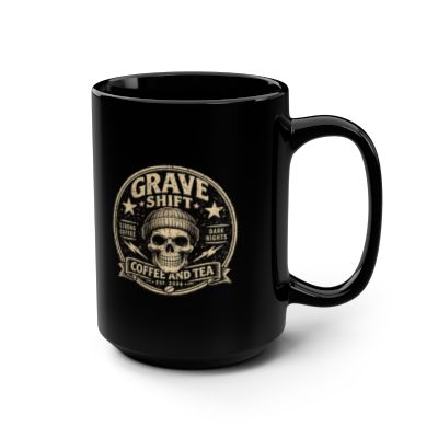 Grave Shift Black Mug — 15oz